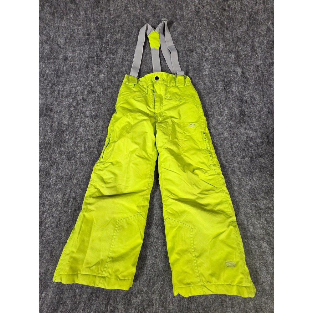 Trespass Kids Ski Bib Snow Pants 3T 4T Neon Lime Green Waterproof TP50 5000mm